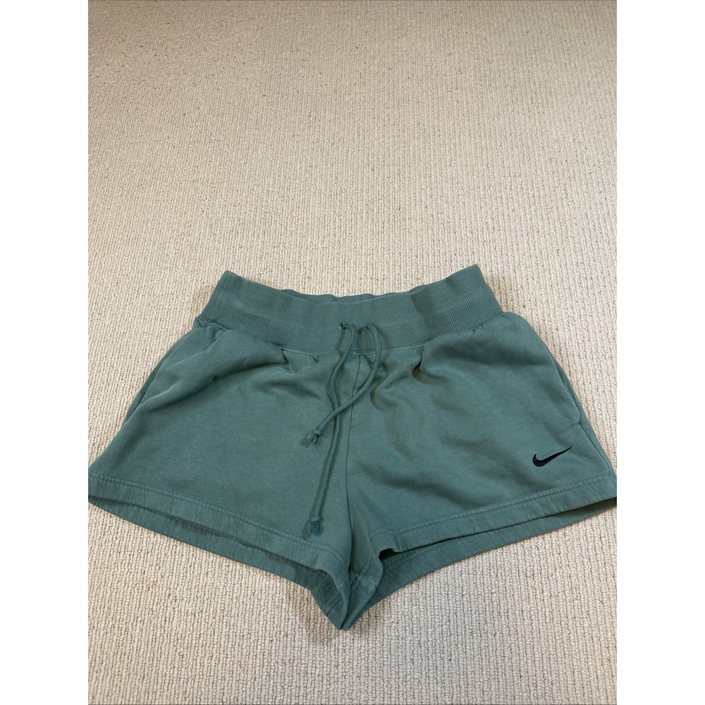 Nike Sportswear women's Large  Phoenix Fleece High Rise Loose Fit Shorts  Green